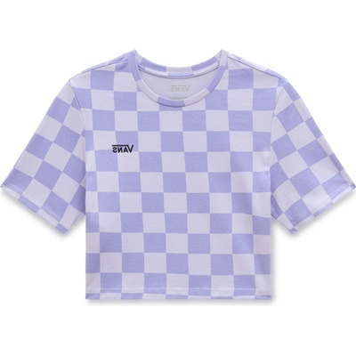 VANS Тениска 'checker' лилав, размер xs