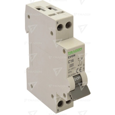 Tracon 1+N C6A 4,5kA EVONC6