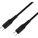 Mobilly USB4 USB-C кабел 5A, 240W, Thunderbolt 3, 40Gbps 8K@60Hz, 1м, черен (XXX)