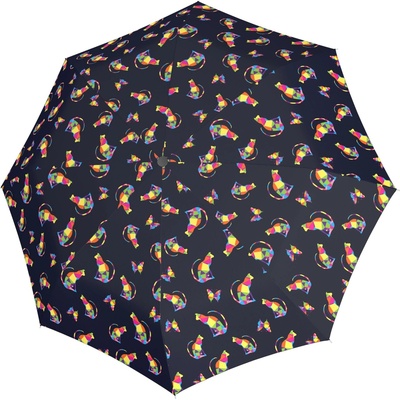 Doppler Fiber Magic Rainbow Cat AC dámsky plne automatický dáždnik