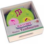Bontempi Бонтемпи: Дървен тъпан с 6 чинели - 4 см, различни видове (561010)
