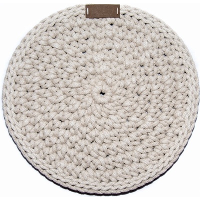 Babu Design kulaté prostírání 30 cm - béžová – Zboží Mobilmania