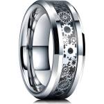 HARAHU Пръстен Wheels - Сребърен / 69mm KP32393