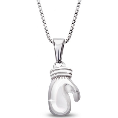 Biju Řetízek z chirurgické oceli + přívěsek, boxerská rukavice 3002220