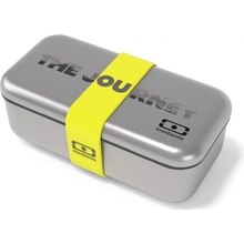 MonBento Nerezový svačinový box MonBento Sense The Jorney žlutá