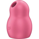 Satisfyer Pro To Go 1 - акумулаторен, въздушно-вълнов вибратор за клитор (червен)