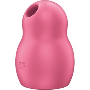 Satisfyer Pro To Go 1 - акумулаторен, въздушно-вълнов вибратор за клитор (червен)