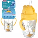 Canpol Babies nevylévací hrníček se slámkou a závažím Exotic Koala žlutý 270 ml