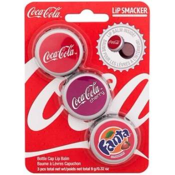 Lip Smacker Coca-Cola Bottle Cap Lip Balm 3 g balzam na pery 3 x 3 g