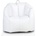 Ecopuf Simone polyester NC3 Biela