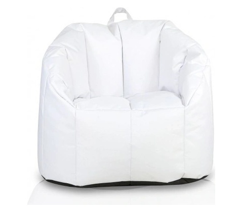 Ecopuf Simone polyester NC3 Biela