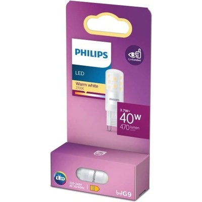 Philips 8720169301696 LED žiarovka G9 3,7W/40W, 470lm, 2700K, 1,6x5,2cm
