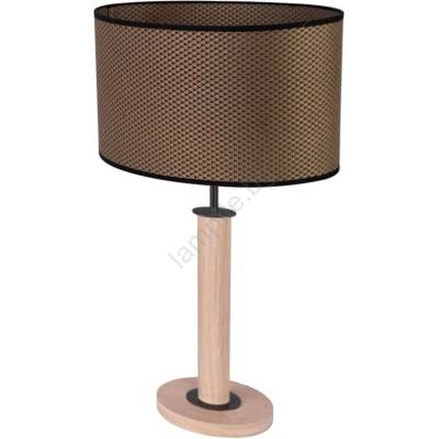 SPOT Light 7017400411539 - Настолна лампа MERCEDES 1xE27/40W/230V дъб (SP1143)