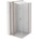 Mexen Mist T душ кабина с врата 80 x 80 см, прозрачна, матова мед - 8A4T-080-080-65-00 (8A4T-080-080-65-00)