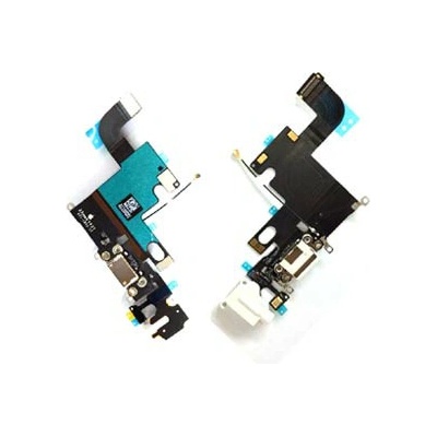 Flex Kábel Iphone 6 (4,7) - audio jack, nabíjací konektor white