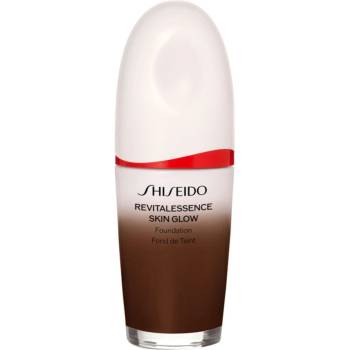 Shiseido Revitalessence Skin Glow Foundation лек фон дьо тен с озаряващ ефект SPF 30 цвят Obsidian 30ml