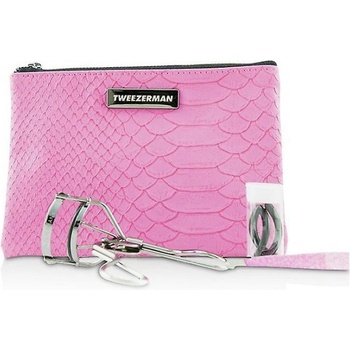 Tweezerman GLITZ & GLAM Gift Set kleštičky a pinzeta v růžové taštičce