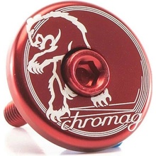 Chromag Top Cap red
