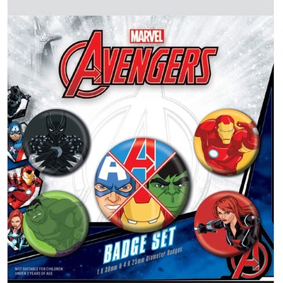 Pyramid International Sada placek Marvel Avengers Assemble