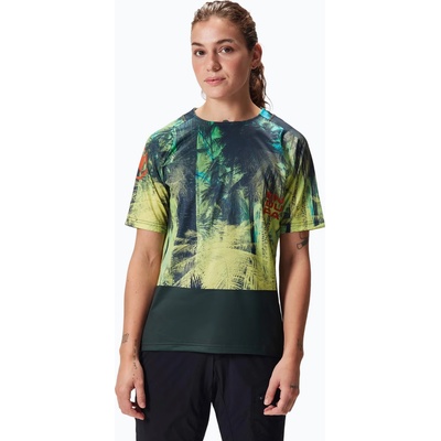 Endura Дамска колоездачна тениска Endura Tropical Print Ltd ghillie green