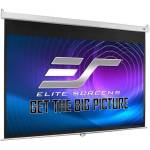 Elite Screens РАЗОПАКОВАН Ръчен прожекционен екран, 203.2 X 152.4 см, EliteScreens SRM-PRO M100VSR-PRO, Формат 4: 3, БАВНО ПРИБИРАНЕ Прожекционни екрани