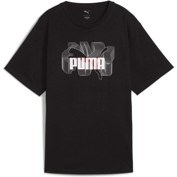 PUMA Тениска GRAPHICS Stacked No. 1 Logo Tee