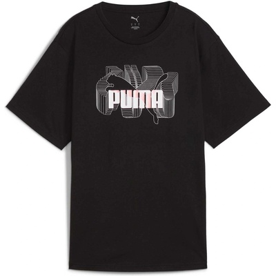 PUMA Тениска GRAPHICS Stacked No. 1 Logo Tee