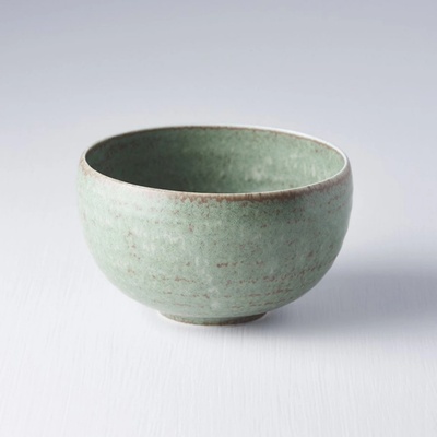 Made in Japan miska ve tvaru U Fade zelená 650 ml 13 cm
