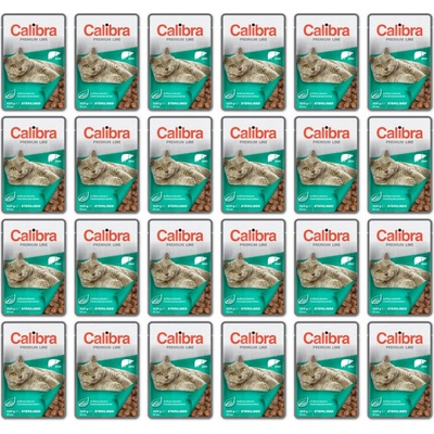 Calibra Premium Line Sterilised Adult Liver 24 x 100 g