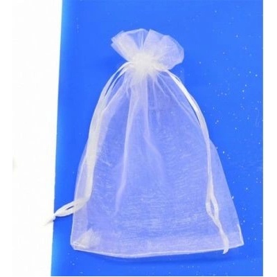 Dárkový sáček organza 12x17cm bílý (pytlík z organzy - bílá) – Zboží Živě