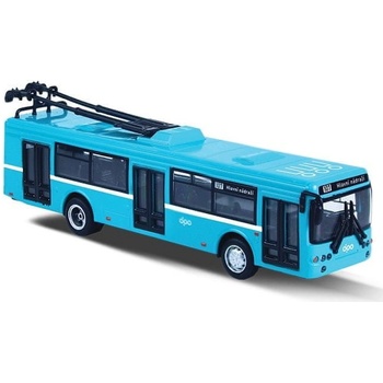 Rappa Kovový trolejbus DPO Ostrava modrý 16 cm