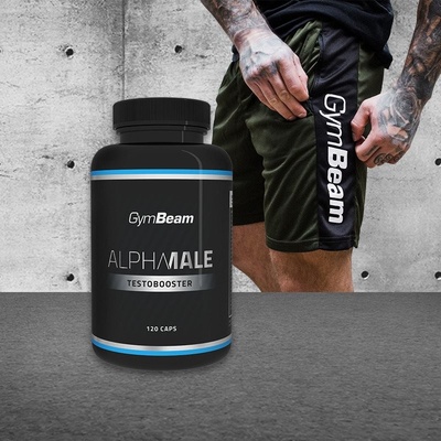 GymBeam AlphaMale TestoBooster kapsle prostata potence vitalita 120 kapslí – Zbozi.Blesk.cz