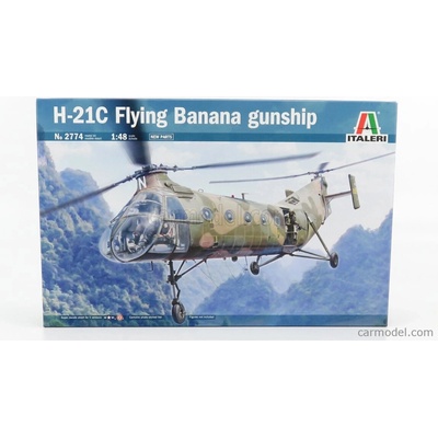Italeri Piasecki H21-c Flyning Banana Gunship Helicopter Military 1952 1:48