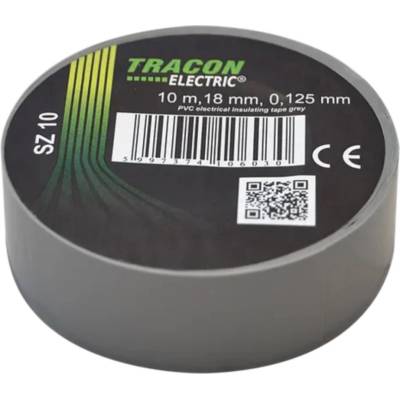 Tracon Electric Páska izolačí 10 m x 18 mm šedá