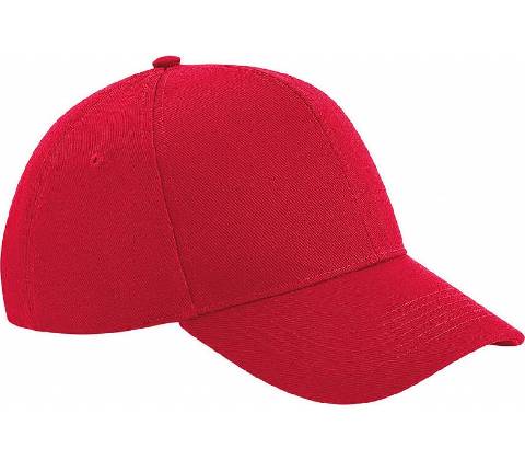 Beechfield Ultimate 6 Panel ČERVENÁ