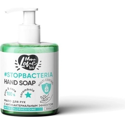MonoLove BIO antibakteriálne mydlo s karambolou 300 ml