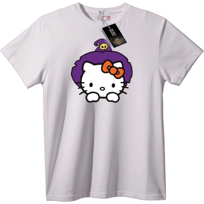 NOONEBRAND Тениска Hello Kitty вещица - XS, Black