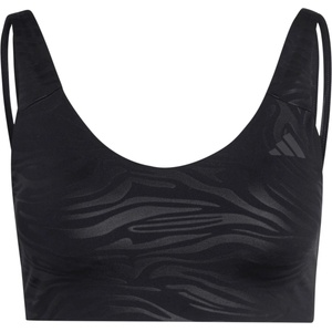 adidas Дамски спортен сутиен adidas Women's All Me Essentials Graphic Light Support Sports bra - Black (114-4087-0114)