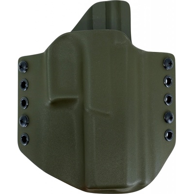 RH Holsters OWB CZ P-10 F vnější s polovičním Sweat Guardem zelená