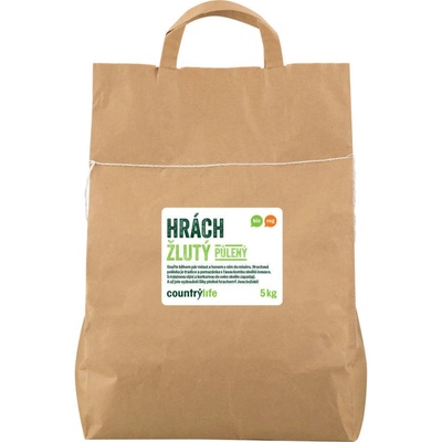 Country Life Bio Hrach žltý polený 5 kg