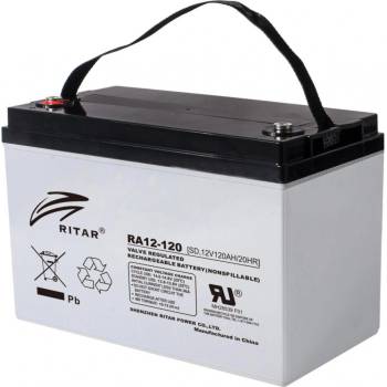 Ritar power Оловна батерия RITAR (RA12-120), AGM, 12V, 120 Ah, 407- 177- 225 mm, F12(M8) (RITAR-RA12-120)