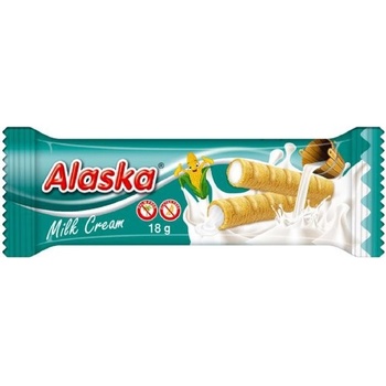 Alaska Kukuřičné trubičky mléčný krém 18 g