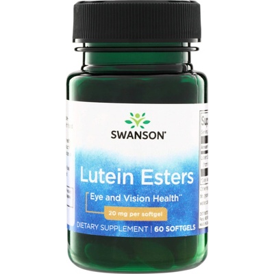 Swanson Lutein Estry 20 mg 60 kapslí