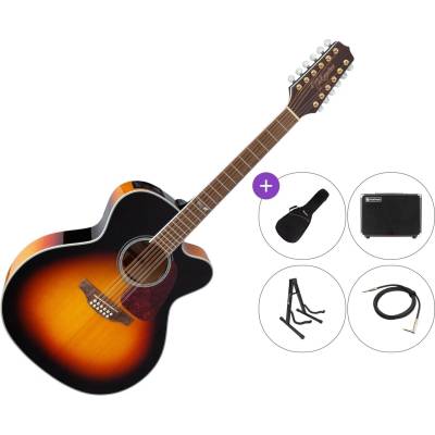Takamine GJ72CE-12BSB Premium SET Brown Sunburst 12-струнна електро-акустична китара