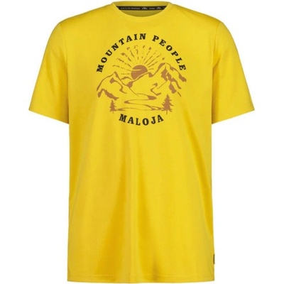 Maloja pánske tričko Untersberg žlté