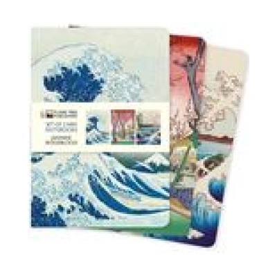 Flame Tree Publishing Japanese Woodblocks Set of 3 Midi Notebooks | Flame Tree Studio