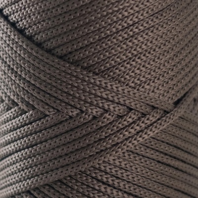 Hobby Trend PP. XL Macrame 3 mm - 208 Mléčná čokoláda
