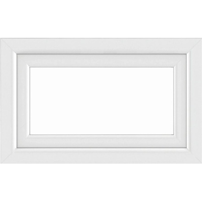 Solid Elements ECO S1, 80 × 50 cm, jednoduché zasklenie, 4 komory, biele W2VNBCZTK1.0027