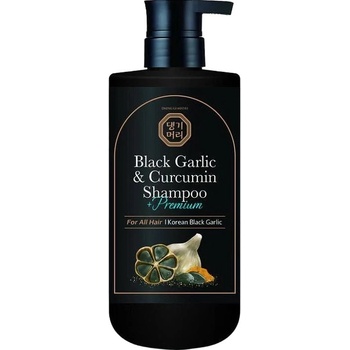 Doori Шампоан против косопад с черен чесън и куркумин, 500 ml