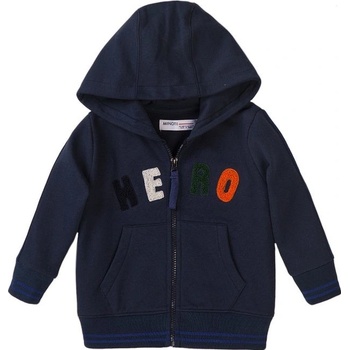 Minoti Beam 2 Mikina chlapčenská s kapucňou celoprepínací modrá